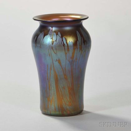 Loetz-type Art Glass Vase