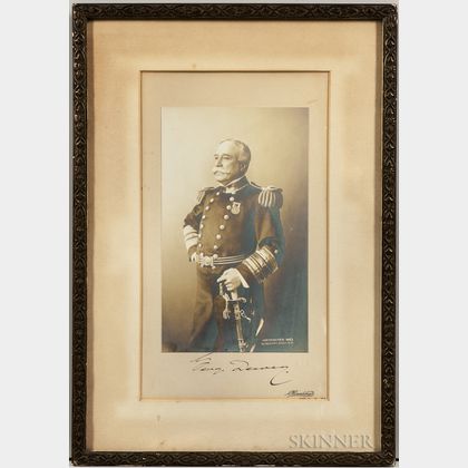 Dewey, Admiral George (1837-1917) Signed Photograph.