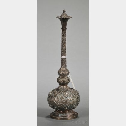 Sold at auction Indo-Persian Silver Rose Water Bottle Auction Number ...