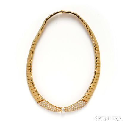 18kt Gold and Diamond Necklace, Van Cleef & Arpels