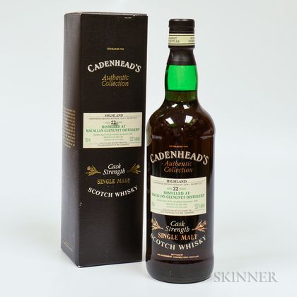 Macallan-Glenlivet 22 Years Old 1976, 1 750ml bottle (oc) 