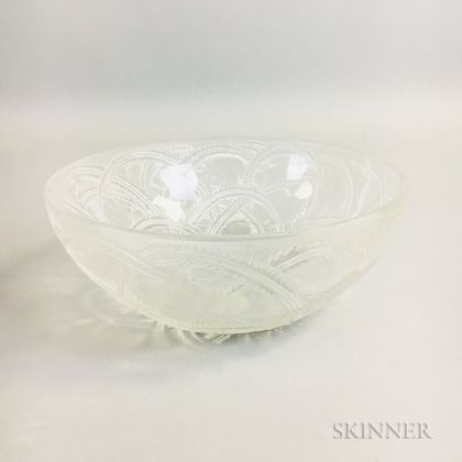 Lalique "Pinsons" Glass Bowl
