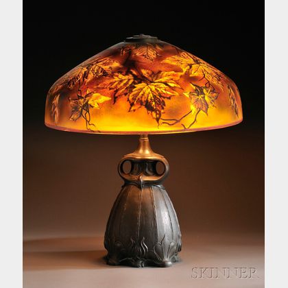 Pittsburg Autumn Leaves Table Lamp