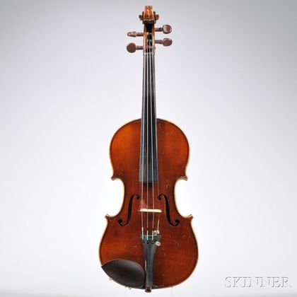French One-half Size Mirecourt Violin