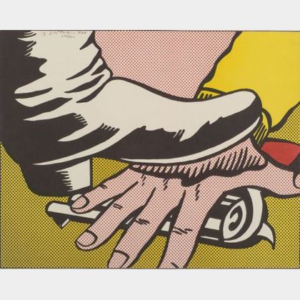 Roy Lichtenstein (American, 1923-1997) Foot and Hand