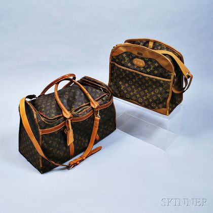 Two Soft-sided Louis Vuitton Bags