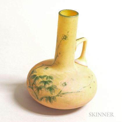 Victorian Peachblow Glass Vase