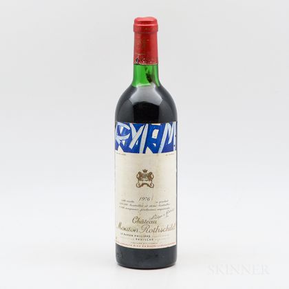 Chateau Mouton Rothschild 1976, 1 bottle 