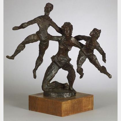 Chaim Gross (Austrian/American, 1904-1991) Three Acrobats