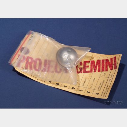 Project Gemini Space Flight Capsule Floatation Ball