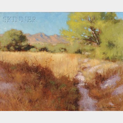 Michael Gibbons (American, b. 1943) Dry Wash Near the Santa Cruz River