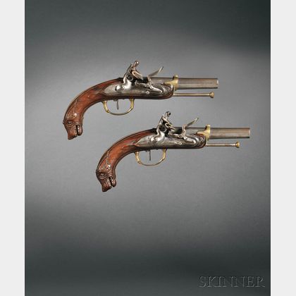 Pair of French Belt Pistols
