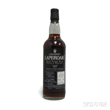 Laphroaig 27 Years Old 1981, 1 700ml bottle 