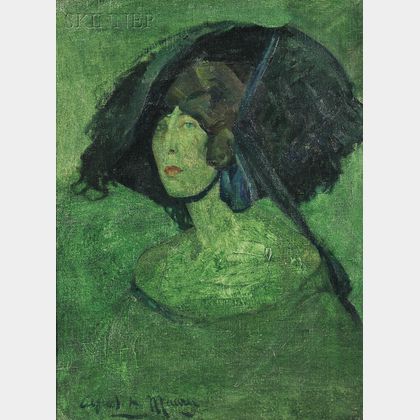 Alfred Maurer (American, 1868-1932) Green Lady