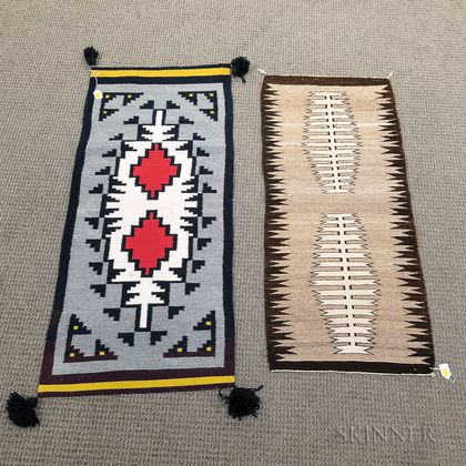 Two Small Woven Rugs