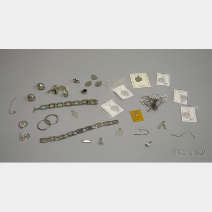 Group of Assorted Silver Jewelry