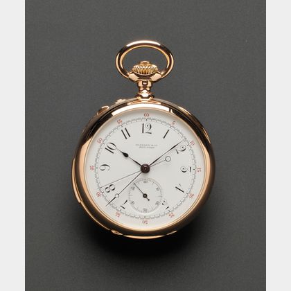 Minute Repeating Split Second Chronograph Pocket Watch, Tiffany & Co., Patek