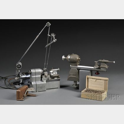 Two Model Maker's Lathes