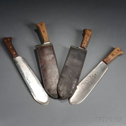 Four U.S.M.C. Bolo Knives