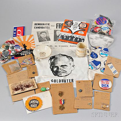 Large Collection of Political Items