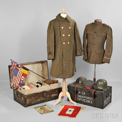Trunks, Uniforms, and Equipment Owned by Captain David Parker Smith, 26th "Yankee" Division