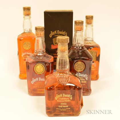 Jack Daniels Gold Medal Series, 6 750ml bottles 