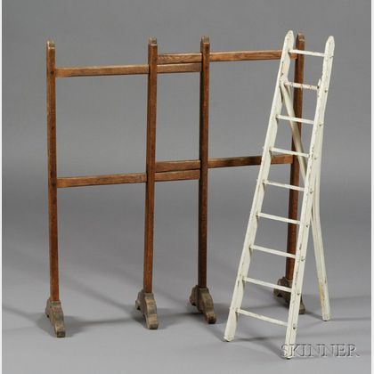Adjustable Ash Drying Rack and an Herb Ladder