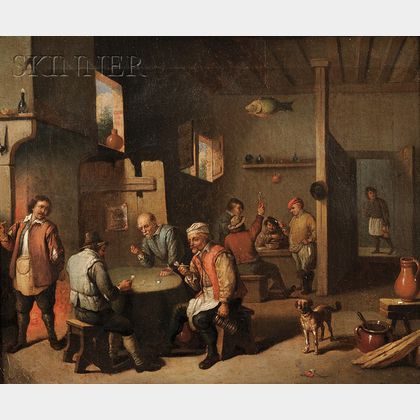 Manner of David Teniers the Younger (Flemish, 1610-1690) Lot of Two Tavern Scenes