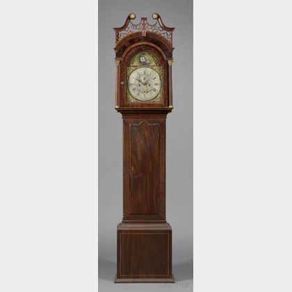 Mahogany Longcase Clock by George Eveleigh