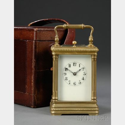 Brass Petite Sonnerie Carriage Clock