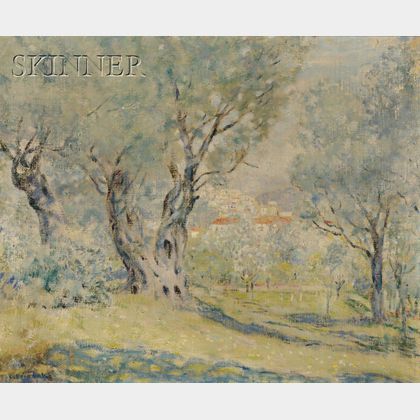 Frederick Carl Frieseke (American, 1874-1939) Olive Trees, Cagnes