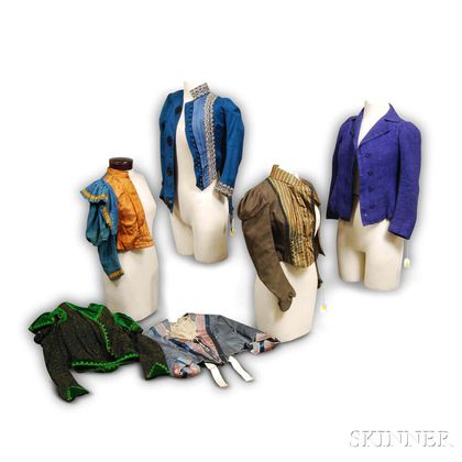 Seven Victorian Bodices and Jackets
