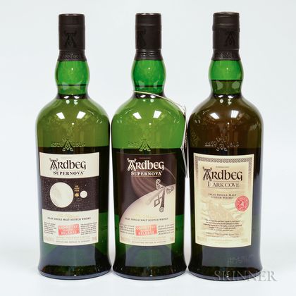 Mixed Ardbeg Committee Release, 3 750ml bottles 