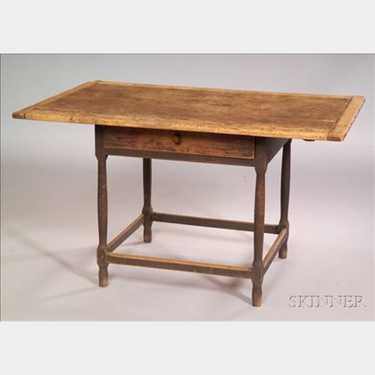 Painted Maple and Pine Tavern Table