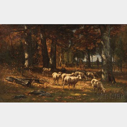 Carleton Wiggins (American, 1848-1932) American Forest in October