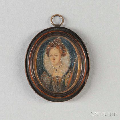 Portrait Miniature of Queen Elizabeth I