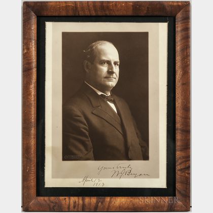 Bryan, William Jennings (1860-1925) Signed Photograph.