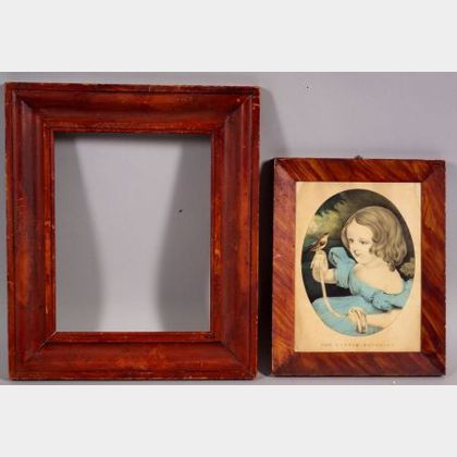 Two Grain Painted Wooden Frames