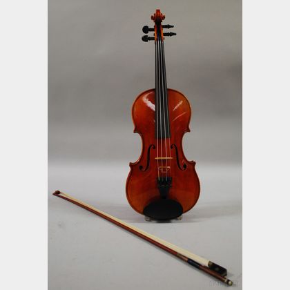 German Violin, Roman Teller, Erlangen, c. 1970