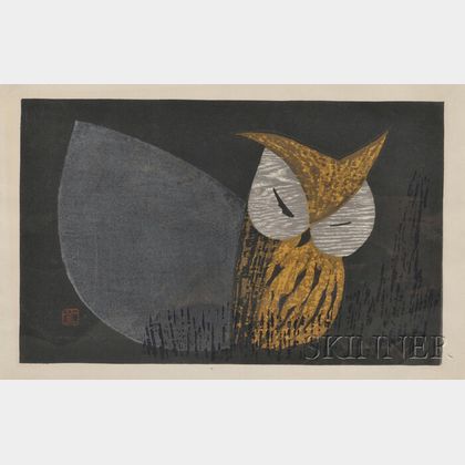 Kaoru Kawano (Japanese, 1916-1965) Owlet