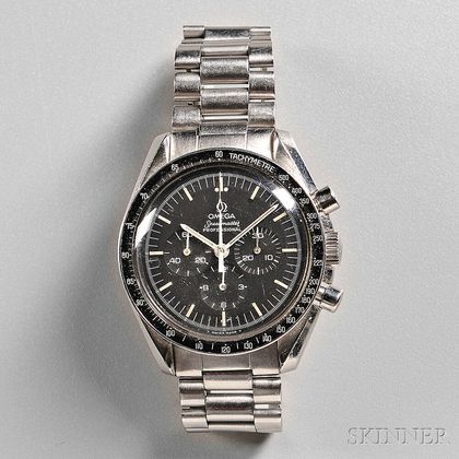 Omega Speedmaster "Professional" Stainless Steel Chronograph Wristwatch