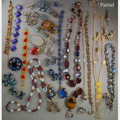 Group of Costume and Sterling Silver Jewelry