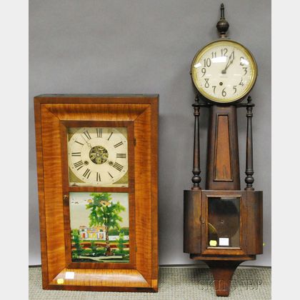 Ingraham Nile Banjo Clock and Henry Smith Ogee Clock