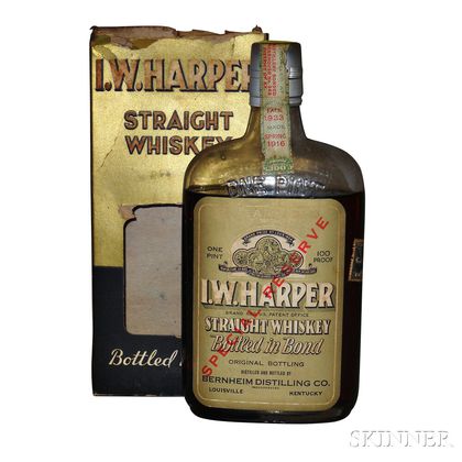IW Harper 16 Years Old 1916, 1 pint bottle (oc) 