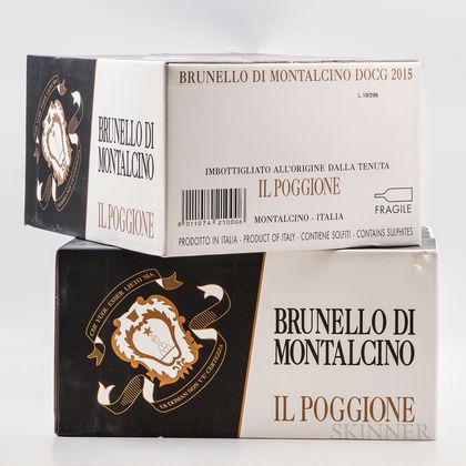 Poggione Brunello di Montalcino 2015, 12 bottles (2 x oc) 