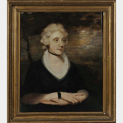 British School, 18th/19th Century, Portrait of a Lady, Described as Miss Dalrymple Elphinstone (Margaret Dalrymple Horn Elphinstone),A