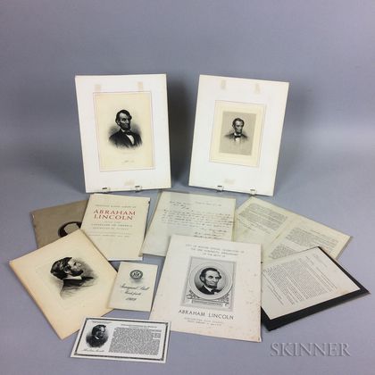 Group of Mostly Lincoln Memorabilia