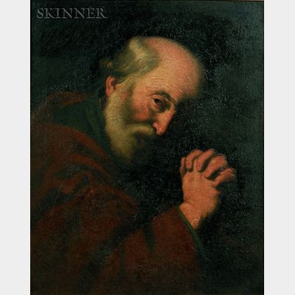 Manner of Jusepe de Ribera (Spanish, 1591-1652) Saint Peter