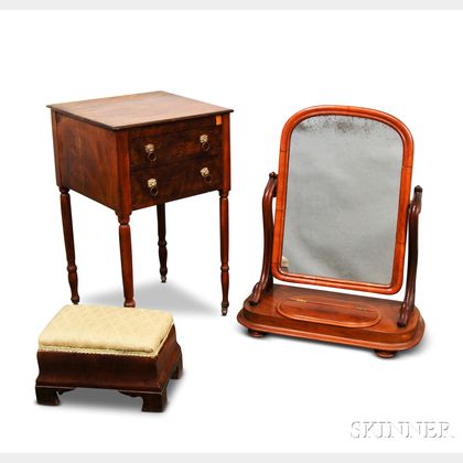 Three Pieces of Mahogany Furniture