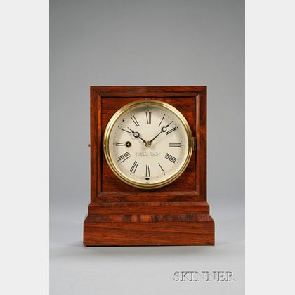 Rosewood "Kirk's Patent" Shelf Clock